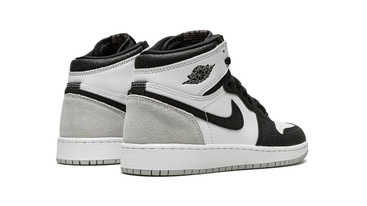 Air Jordan 1 Retro High OG Stage Haze - Iconic White & Black Leather Sneaker