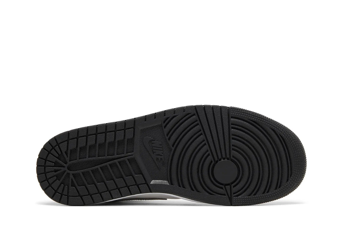 Jordan 1 Mid SE Black White Metallic Silver - Classic High-Top Sneaker
