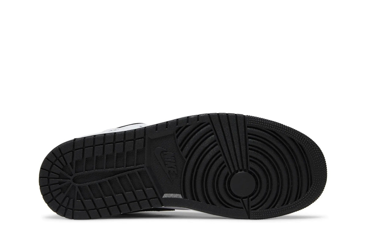 Jordan 1 Mid White Black - Classic Two-Tone Basketball Sneaker