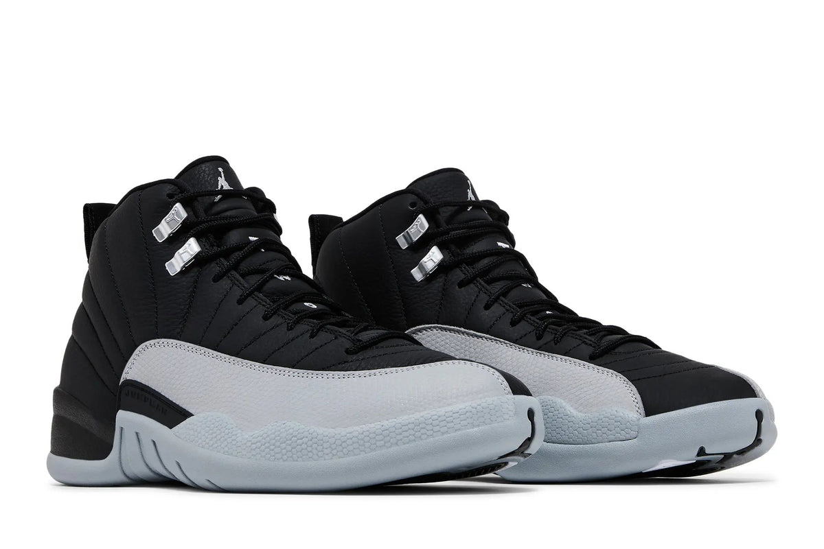 Jordan 12 Retro 'Barons' - Black Tumbled Leather Vintage Baseball Heritage