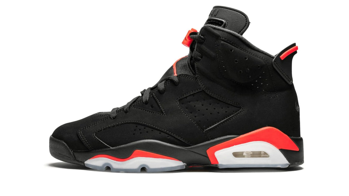 Air Jordan 6 Retro Black Infrared 2019 - Remastered Classic with Nike Air Heel