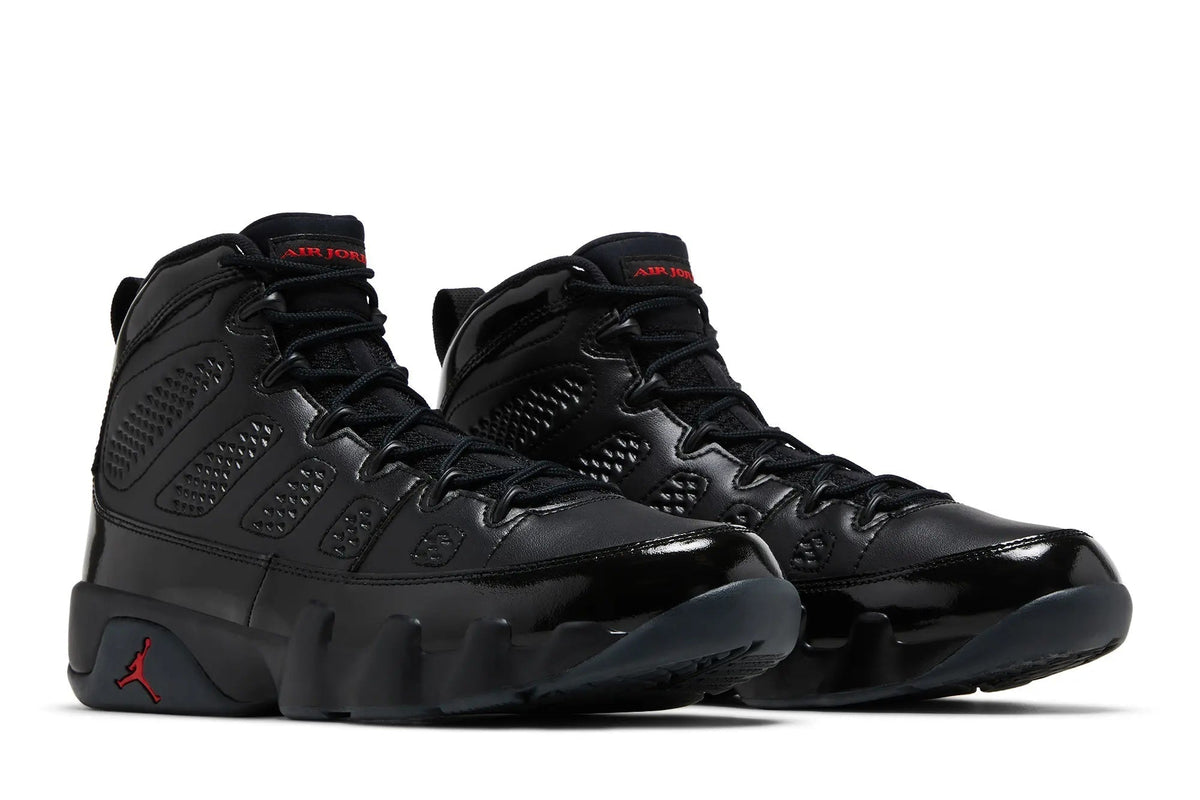 Jordan 9 Retro 'Bred' Black University Red High-Top Sneaker