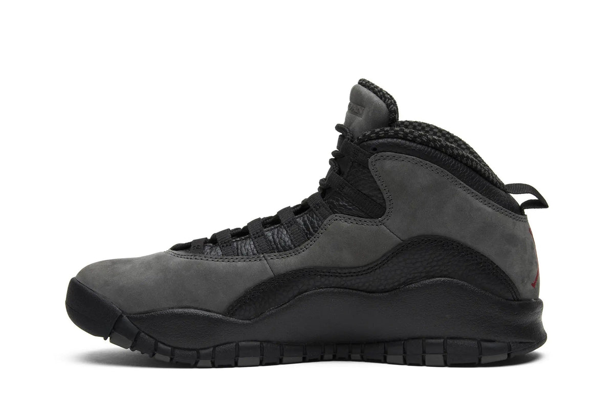 Jordan 10 Retro Shadow 2018 - Iconic Black Nubuck & Tumbled Leather Sneaker