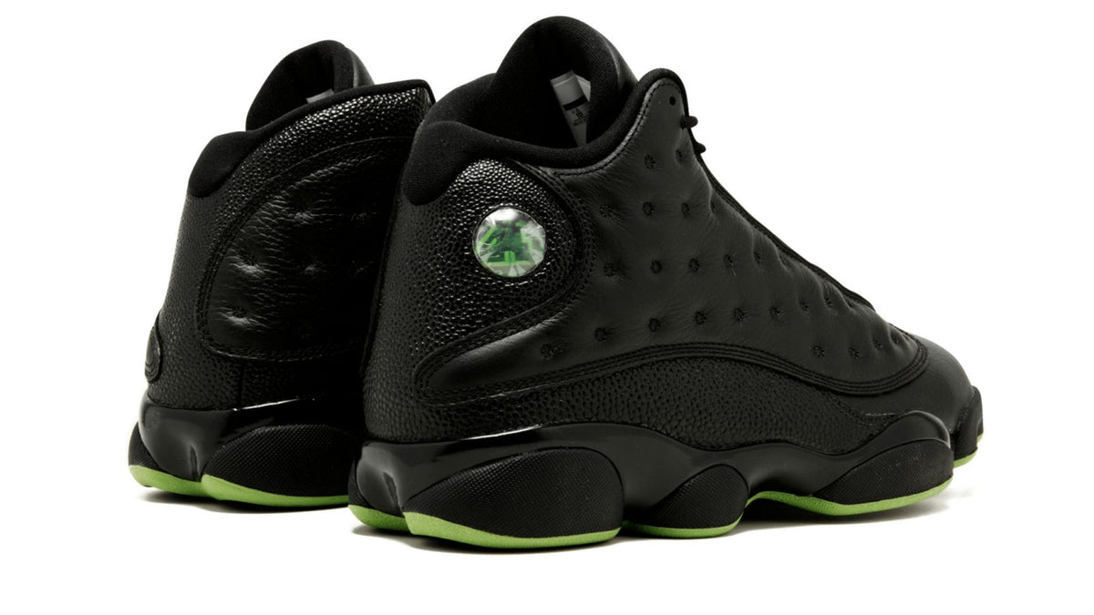 Air Jordan 13 Retro Altitude 2017 - Original All-Leather Black & Green