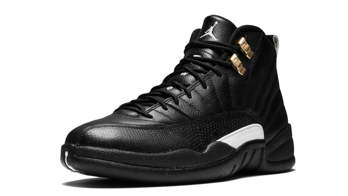 Air Jordan 12 Retro "The Master" - Black Leather with Gold Accents