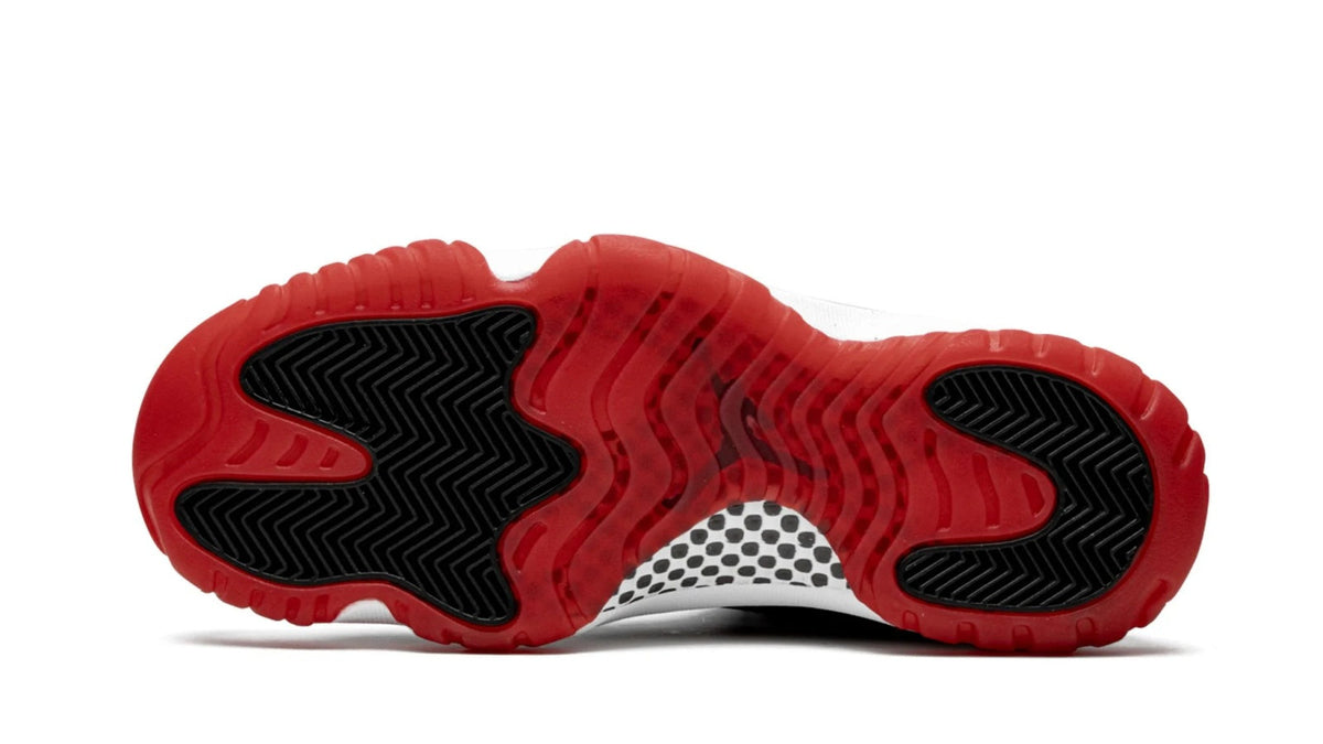 Air Jordan 11 Retro Bred 2019 - Iconic Black & Red Patent Leather Sneaker